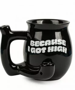 West Coast Gifts Pipes Because I Got High Ceramic Mug Pipe