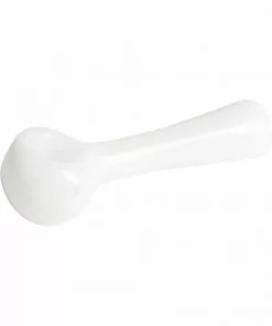 West Coast Gifts Red Eye Glass Solid Colour Glass Hand Pipe W/ Built-in Ash Catcher