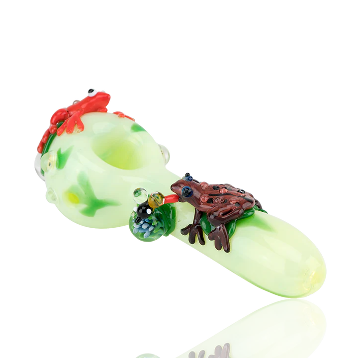 Empire Glassworks - Ribbit Spoon Pipe New Arrivals