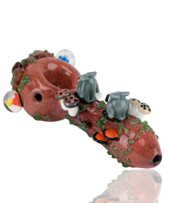 New Arrivals Empire Glassworks - Hootie's Forest Spoon Pipe