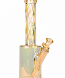 West Coast Gifts Red Eye Tek 11" Tall Metallic Terminator Finish Straight Tube Bong W/Embossed Logo