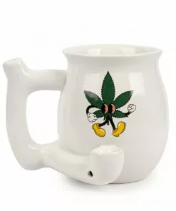 West Coast Gifts Stoned Leaf Ceramic Mug Pipe