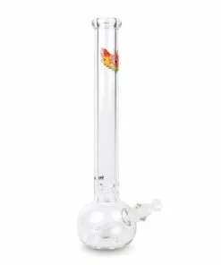 West Coast Gifts Red Eye Glass 15" 9mm Thick Bubble Tube Bong