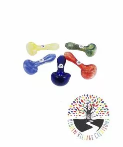 Local Art Hidden Village Creations Frit Glass Pipes (Mike's Pipes)