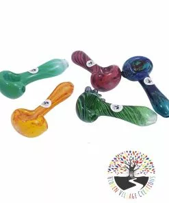 Local Art Hidden Village Creations Frit Glass Pipes (Mike's Pipes)
