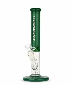 West Coast Gifts Red Eye Glass 11.5" Tall Frontside Straight Tube With Window