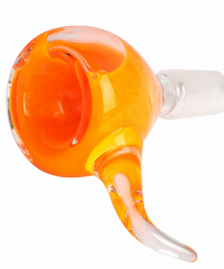 West Coast Gifts Red Eye Glass Glow-In-The-Dark 14mm Glass-On-Glass Pull-Out Bong Bowl