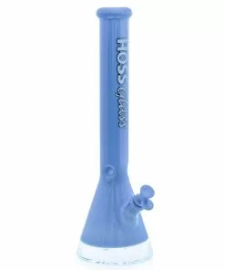 Hoss Glass 18" Colored Beaker Bong With Window Base New Arrivals