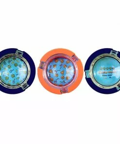 BOB Headquarters Ugly House Glass Ashtray W/ Silicone Cover New Arrivals