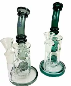 Puff Hydros 8" Tall Mini Straight Tube Dab Rig
