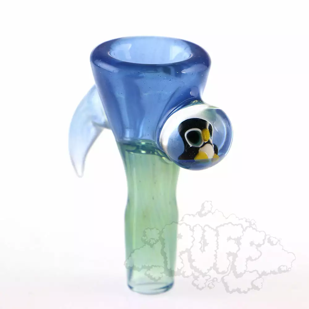 Puff Iceberg Glass 14mm Penguin Marble Bowl