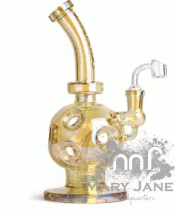 West Coast Gifts Red Eye Tek 11" Tall Metallic Terminator Finish Swiss Globe Dab Rig