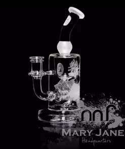 Milkyway Glass 8" Tall Kabuki Recycler Dab Rig