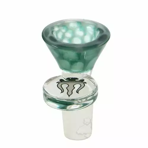 Puff Bowls Hydros Thick Wall Honeycomb Funnel 14mm Bong Bowl