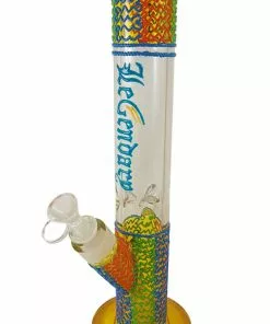 ACM Glass Legendary Glass 14" Tall Funky Straight Tube Bong New Arrivals
