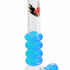 West Coast Gifts Red Eye Glass 14" Sparkle Liquid Bong