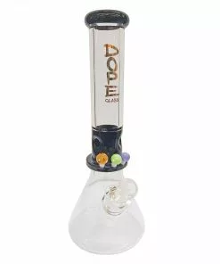 Moe Gifts Dope Glass 14" Tall Mushroom Beaker Bong