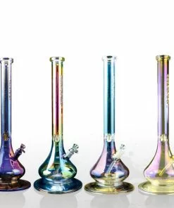 West Coast Gifts Red Eye Tek 24" Tall Terminator Iridescent Finish Mega Tube Bong W/ XL Base