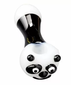 West Coast Gifts Red Eye Glass 4.5" Panda Pipe