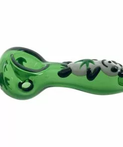 BOB Headquarters Panda Spoon By Chameleon Glass