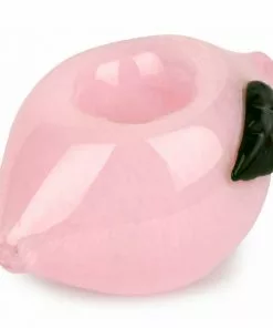 West Coast Gifts Red Eye Glass 3.5" Peach Hand Pipe