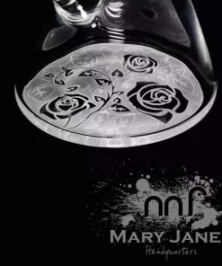 Milkyway Glass 14" Tall 9mm Potion Rose Beaker Bong