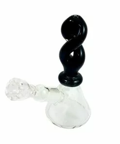 Puff ROOR Tech 5" Tall Black Spiral Dab Rig Rigs