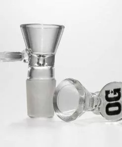 ACM Glass OG Glass 14mm Bong Bowl W/ Coloured Logo