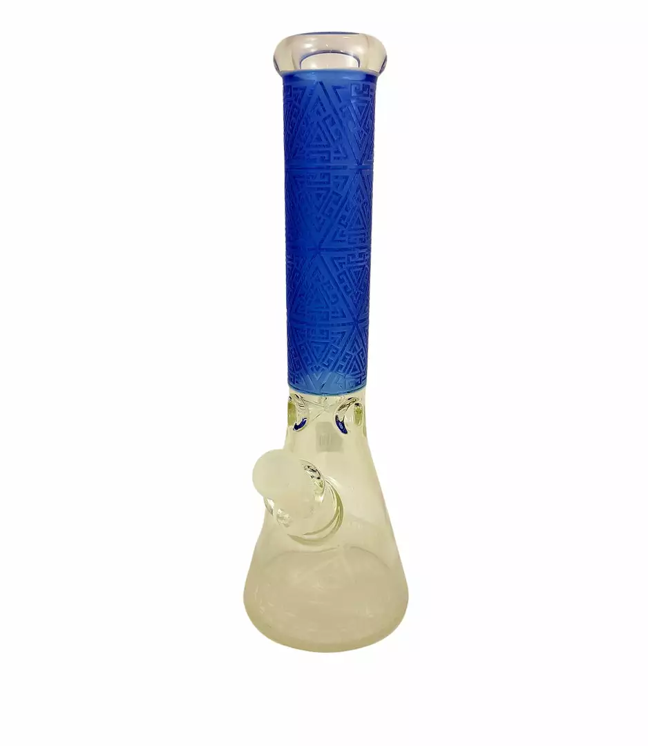 Cheech Glass 14" Tall Sandblast Beaker Bong