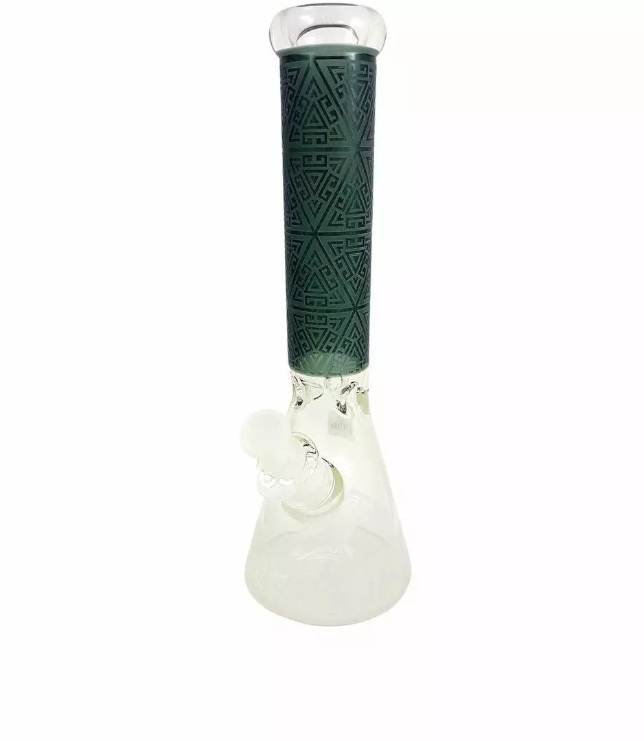 Cheech Glass 14" Tall Sandblast Beaker Bong