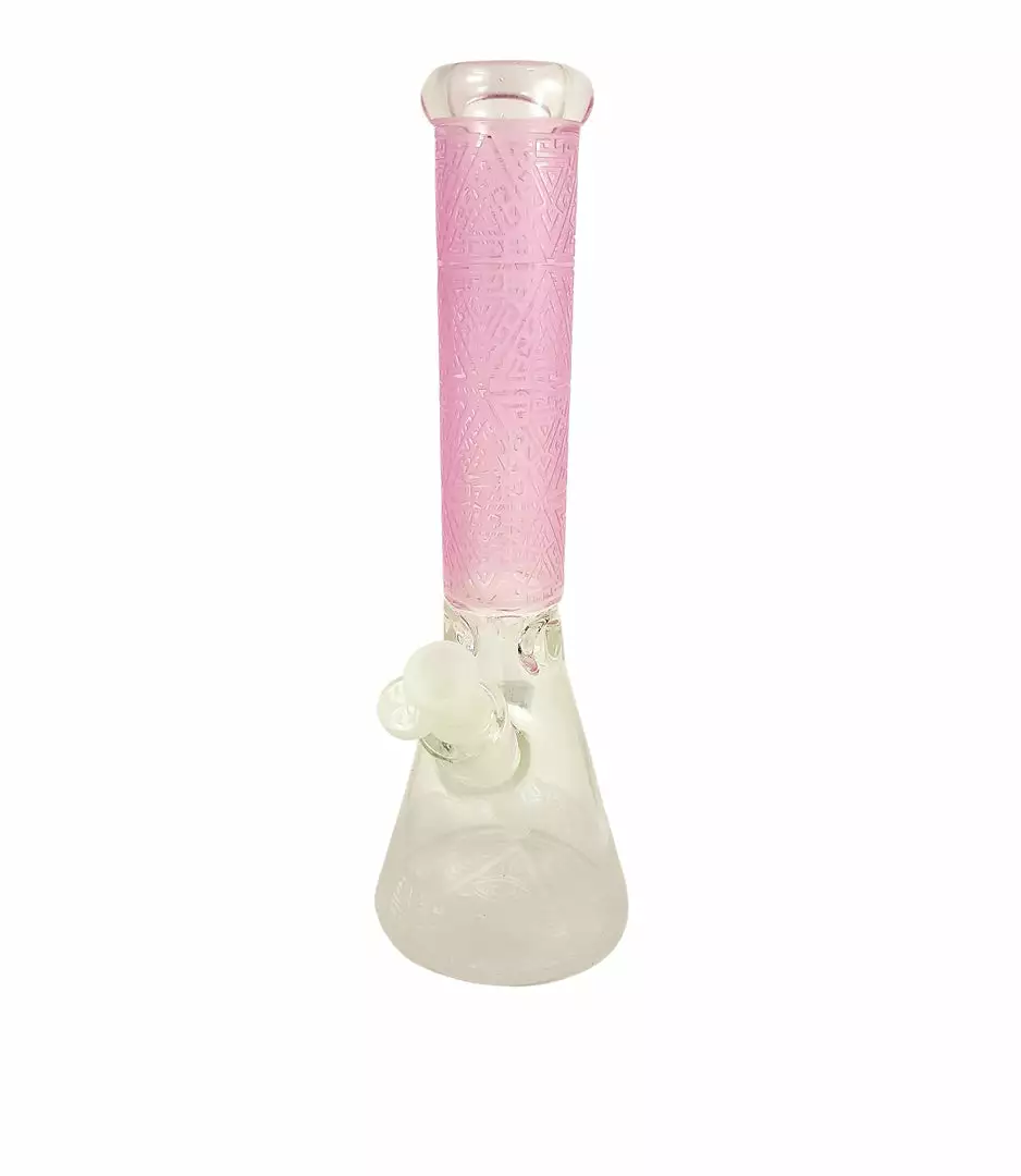 Cheech Glass 14" Tall Sandblast Beaker Bong