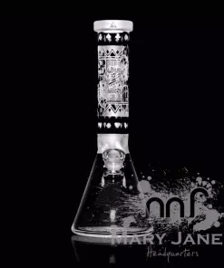 Milkyway Glass 14" Tall 9mm Skull King Beaker Bong