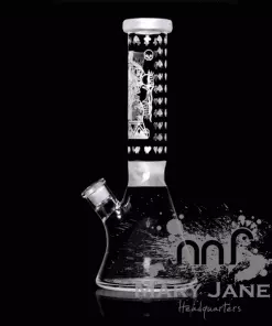 Milkyway Glass 14" Tall 9mm Skull King Beaker Bong