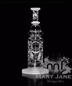 Milkyway Glass 9" Tall Space Odyssey Recycler Dab Rig