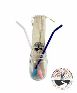 Local Art Hidden Village Creations Glass Straws Local Glass