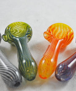 Local Art Hidden Village Creations Mini Twisted Frit Pipes