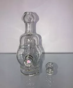 Local Art Mindblowing Glass Puffco Peak Glass Tops W/ Matching Carb Cap