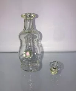 Local Art Mindblowing Glass Puffco Peak Glass Tops W/ Matching Carb Cap