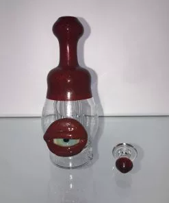 Local Art Mindblowing Glass Puffco Peak Glass Tops W/ Matching Carb Cap