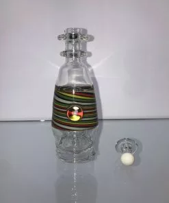 Local Art Mindblowing Glass Puffco Peak Glass Tops W/ Matching Carb Cap