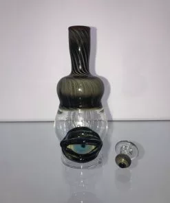 Local Art Mindblowing Glass Puffco Peak Glass Tops W/ Matching Carb Cap