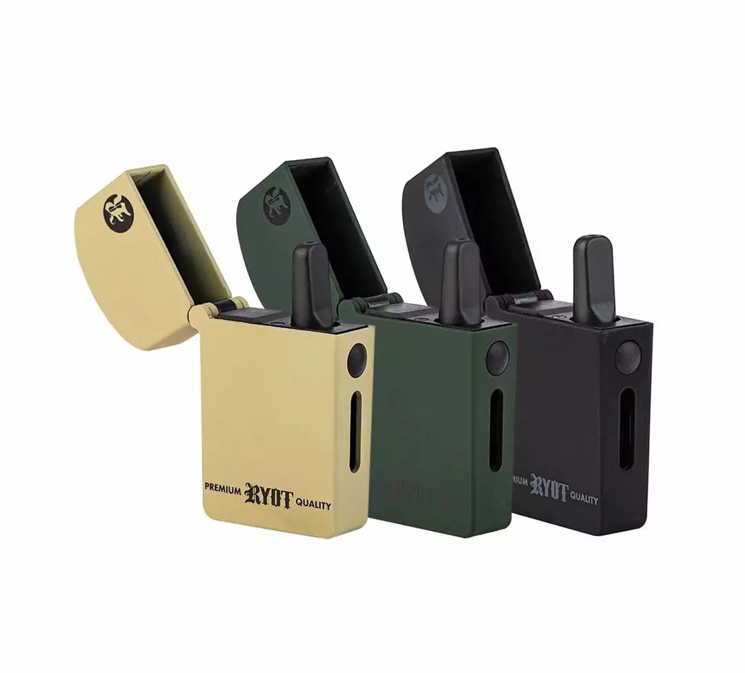 BOB Headquarters Concentrate Vaporizers RYOT Verb 510 Thread Vaporizer Battery