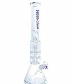 Hoss Glass Hoss Double Disk Percolater Beaker