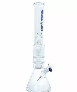 Hoss Glass Hoss Double Disk Percolater Beaker